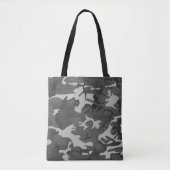 Graue Tarnungs-MilitärCamouflage-Muster Tasche (Vorderseite)
