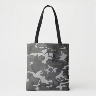 Graue Tarnungs-MilitärCamouflage-Muster Tasche