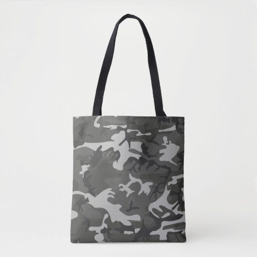 Graue Tarnungs-MilitärCamouflage-Muster Tasche (Vorderseite)