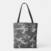 Graue Tarnungs-MilitärCamouflage-Muster Tasche (Rückseite)