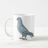 Graue Taube Kaffeetasse (Links)
