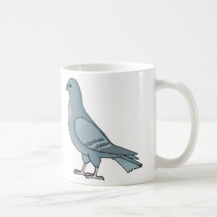 Graue Taube Kaffeetasse