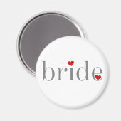 Graue Textbrücke Magnet (Vorderseite/Rückseite)