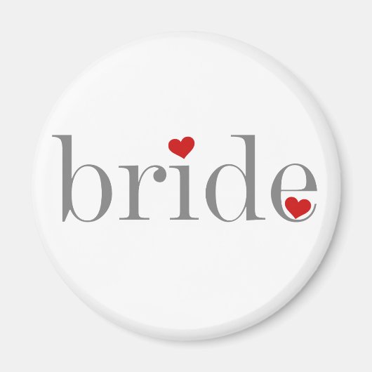 Graue Textbrücke Magnet (Vorne)