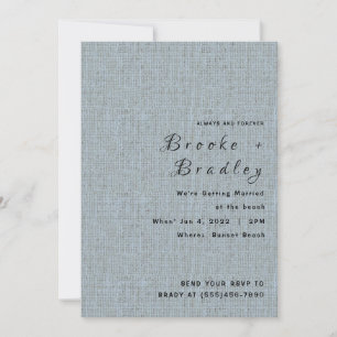 Graue Textur-Hochzeit Einladung
