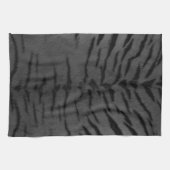 Graue Tiger-Skin Geschirrtuch (Horizontal)
