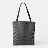 Graue Tiger-Skin Tasche (Rückseite)