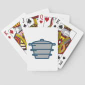 Graue Topf Spielkarten (Rückseite)