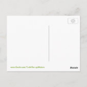 Graue Trauer Dove Vogel Postkarte (Rückseite)
