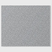 Graue Tupfen Geschenkpapier (Flach)