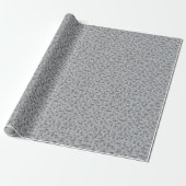 Graue Tupfen Geschenkpapier (Ungerollt)