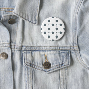 Graue Tupfen, Tupfenmuster, Punkte, Gepunktet Button