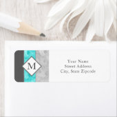 Graue türkisfarbene Blockstreifen (Insitu)