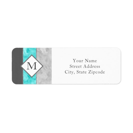 Graue türkisfarbene Blockstreifen (Vorne)