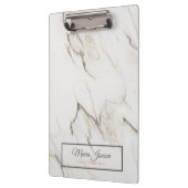 Graue und beige Marmor Klemmbrett (Links)