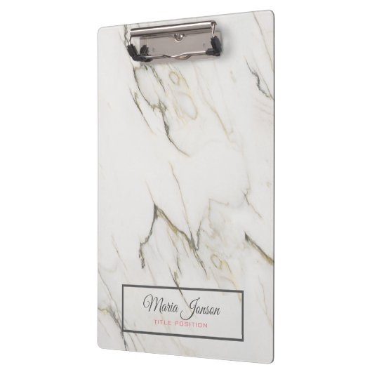 Graue und beige Marmor Klemmbrett (Links)