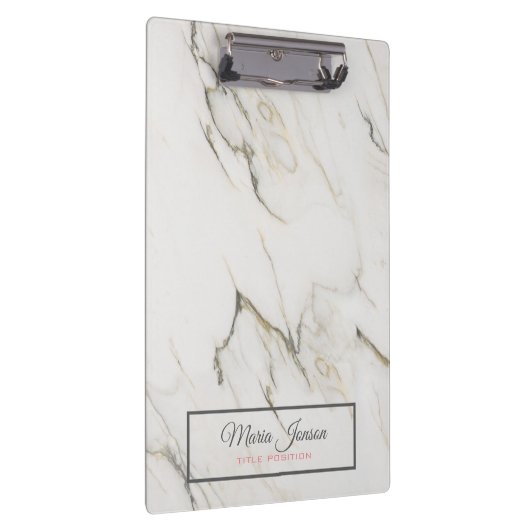 Graue und beige Marmor Klemmbrett (Rechts)