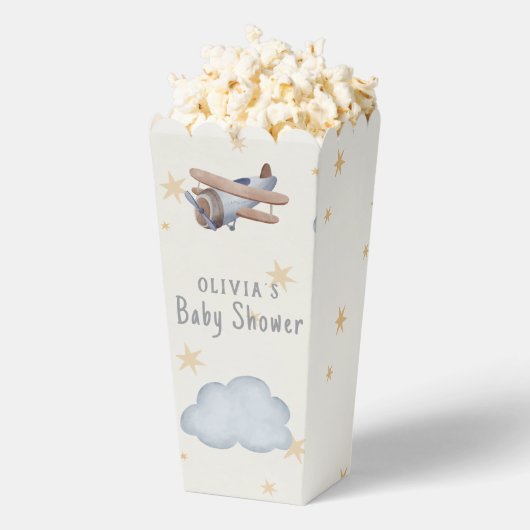 Graue und beige Wasserfarbendusche Geschenkschachtel (Geplatzt)