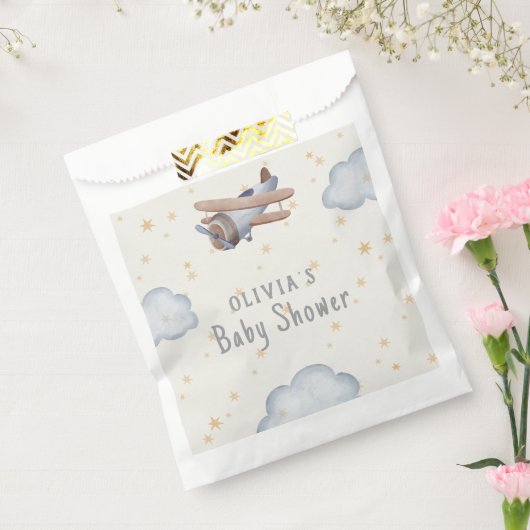 Graue und beige Wasserfarbendusche Geschenktütchen (Versiegelt)