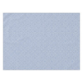 Graue und blaue durchbrochene Spitzenmuster vintag Tischdecke (Vorderseite (Horizontal))