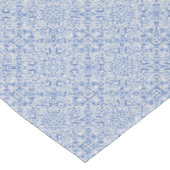 Graue und blaue durchbrochene Spitzenmuster vintag Tischdecke (Schrägansicht)