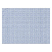 Graue und blaue durchbrochene Spitzenmuster vintag Tischdecke (Vorderseite (Horizontal))