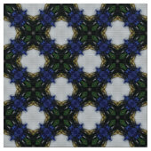 Graue und blaue Kacheln Stoff (Nahaufnahme)