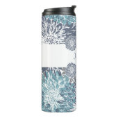 Graue und blaue Mamas Thermosbecher (Nach links gedreht)