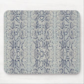 Graue und blaue Schlange Hautfarbe Mousepad (Vorne)