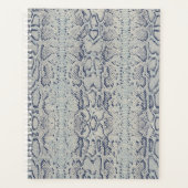 Graue und blaue Schlange Hautfarbe Planer (Vorderseite)