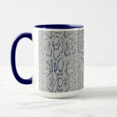 Graue und blaue Schlange Hautfarbe Tasse (Links)