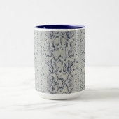 Graue und blaue Schlange Hautfarbe Tasse (Zentrum)