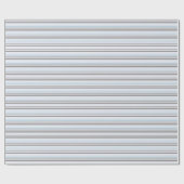 Graue und blaue Streifen Geschenkpapier (Flach)