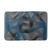 Graue und blaue Streifen, mit Gradiententeilen Badematte (Vorderseite)