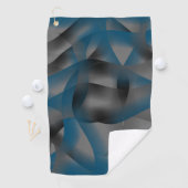 Graue und blaue Streifen, mit Gradiententeilen Golfhandtuch (Insitu)