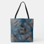 Graue und blaue Streifen, mit Gradiententeilen Tasche (Vorderseite)