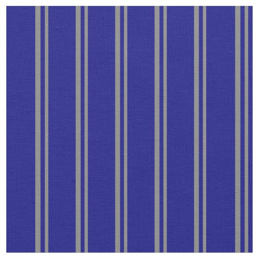 Graue und blaue Streifen Stoff (Nahaufnahme)