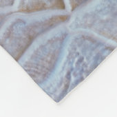 Graue und braune dicke Tierhaut Fleecedecke (Ecke)