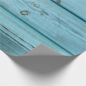 Graue und braune Holzplatte Geschenkpapier (Ecke)