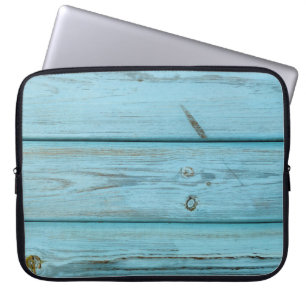 Graue und braune Holzplatte Laptopschutzhülle