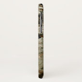 Graue und braune Marmorbäume Case-Mate iPhone Hülle (Hinten/Links)