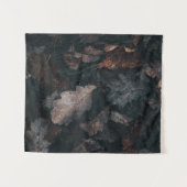 Graue und braune verwitterte Blätter Wandteppich (Vorderseite (Horizontal))