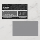 Graue und dunkelgraue Band v2 Visitenkarte (Vorne/Hinten)