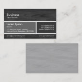 Graue und dunkelgraue Band v3 Visitenkarte (Vorne/Hinten)