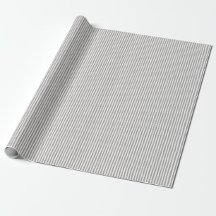 Graue und elfenbeinfarbene unregelmäßige Streifen Geschenkpapier