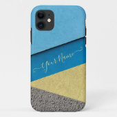 Graue und gelbe Gehäuse Case-Mate iPhone Hülle (Rückseite)