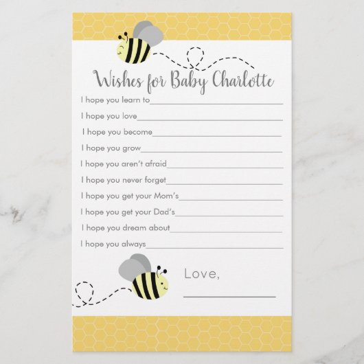 Graue und gelbe Hummelweine für Baby (Vorderseite)