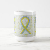 Graue und gelbe Tasse (Mittel)