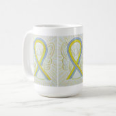 Graue und gelbe Tasse (Vorderseite Links)