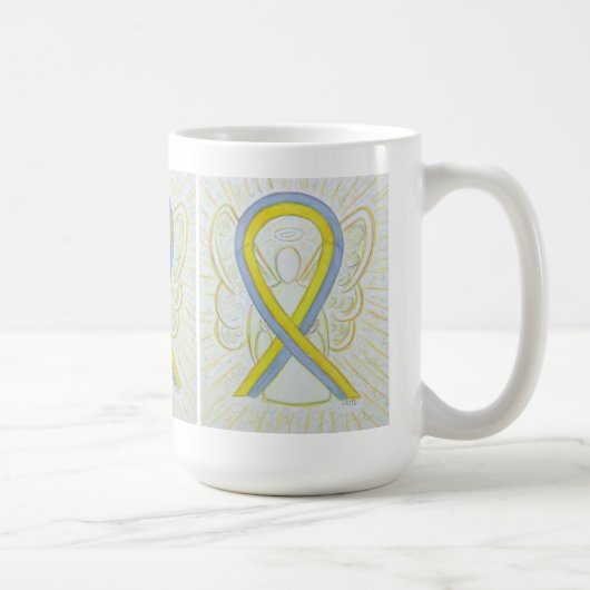Graue und gelbe Tasse (Rechts)